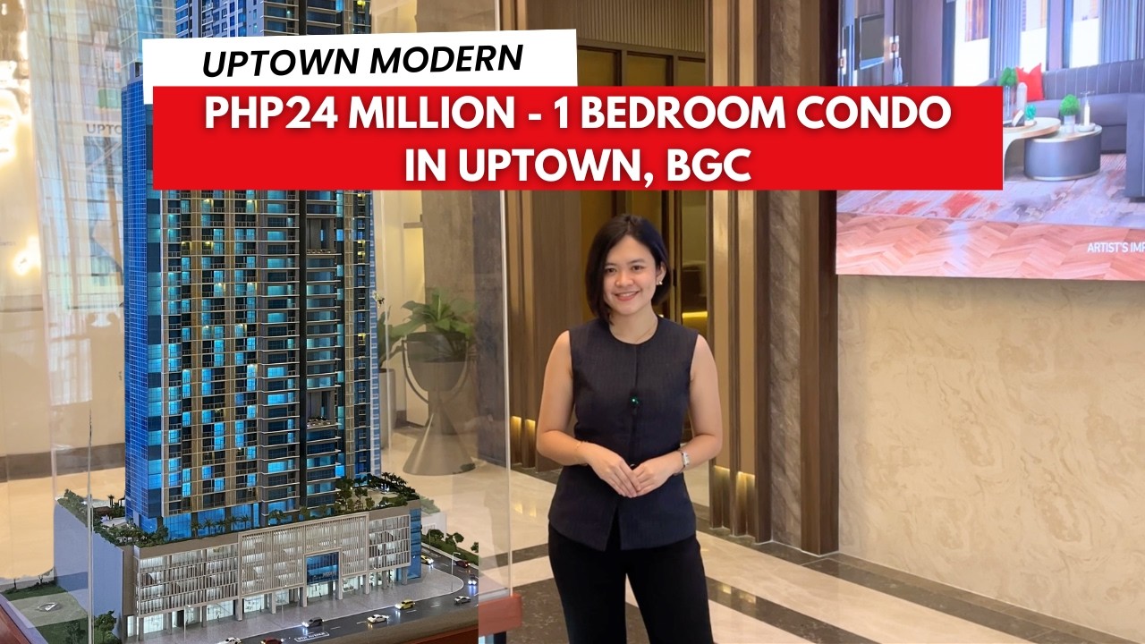 ₱24 MILLION - 1 BEDROOM PRE-SELLING CONDO IN BGC | UPTOWN MODERN READY BY JUNE 2031 #realestate