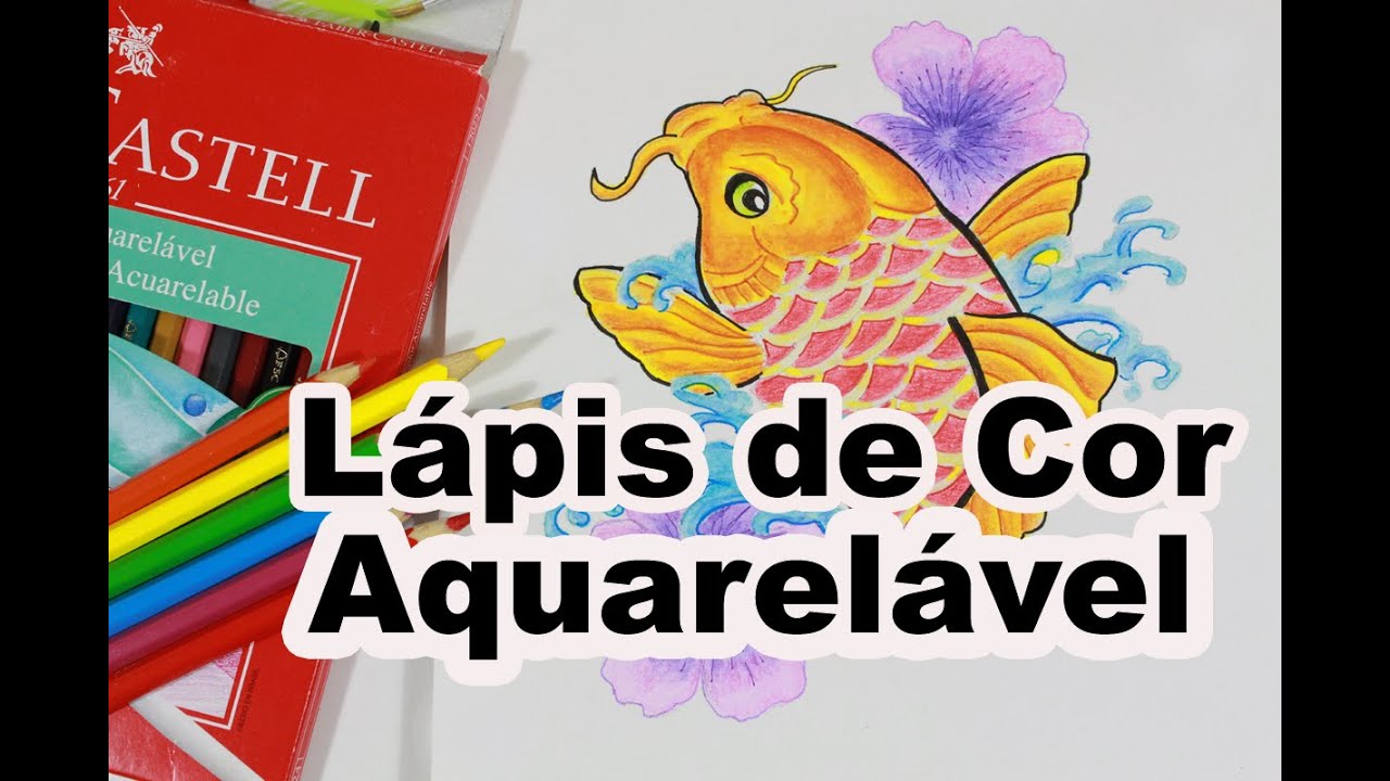 Lápis de Cor Aquarelável - Introdução (Parte 1)