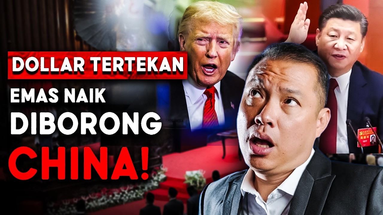 Dollar Tertekan, EMAS Naik Gila & Langka, Ini Strategi CHINA Kalahkan Amerika!