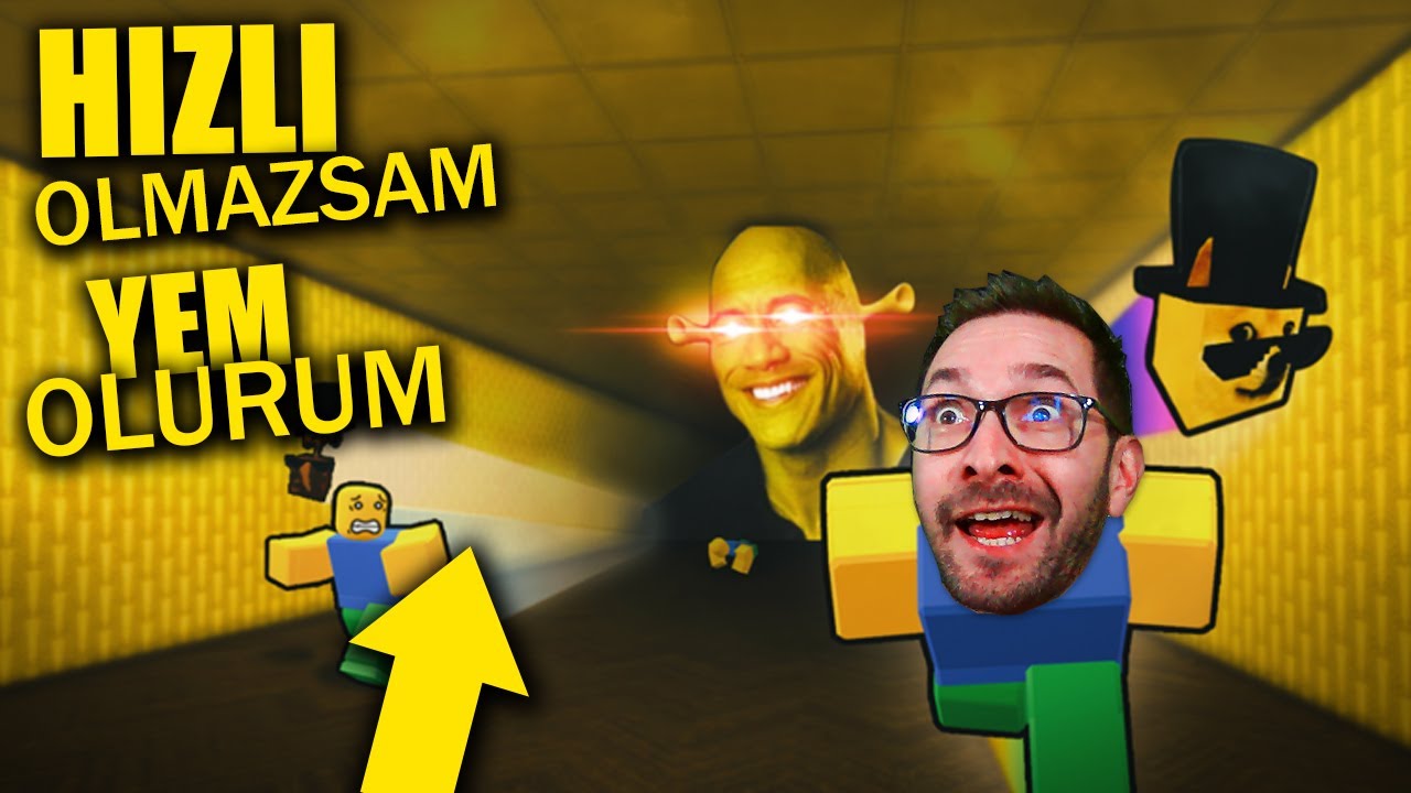 En Hızlı Kaçamazsam Yem Olurum, Roblox Backroom Escape