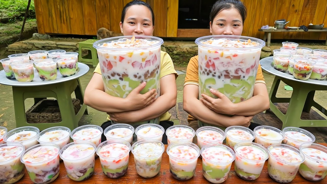 How to Make Refreshing Sweet Dessert Soup with Sweet Potato Balls, Beans & Jelly, Enjoy with  Family