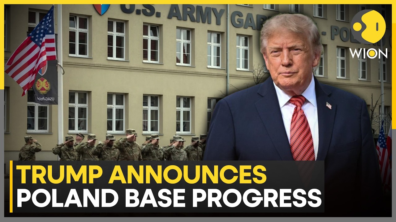 Trump Announces Progress On US Military Base In Poland Amid NATO Tensions | WION