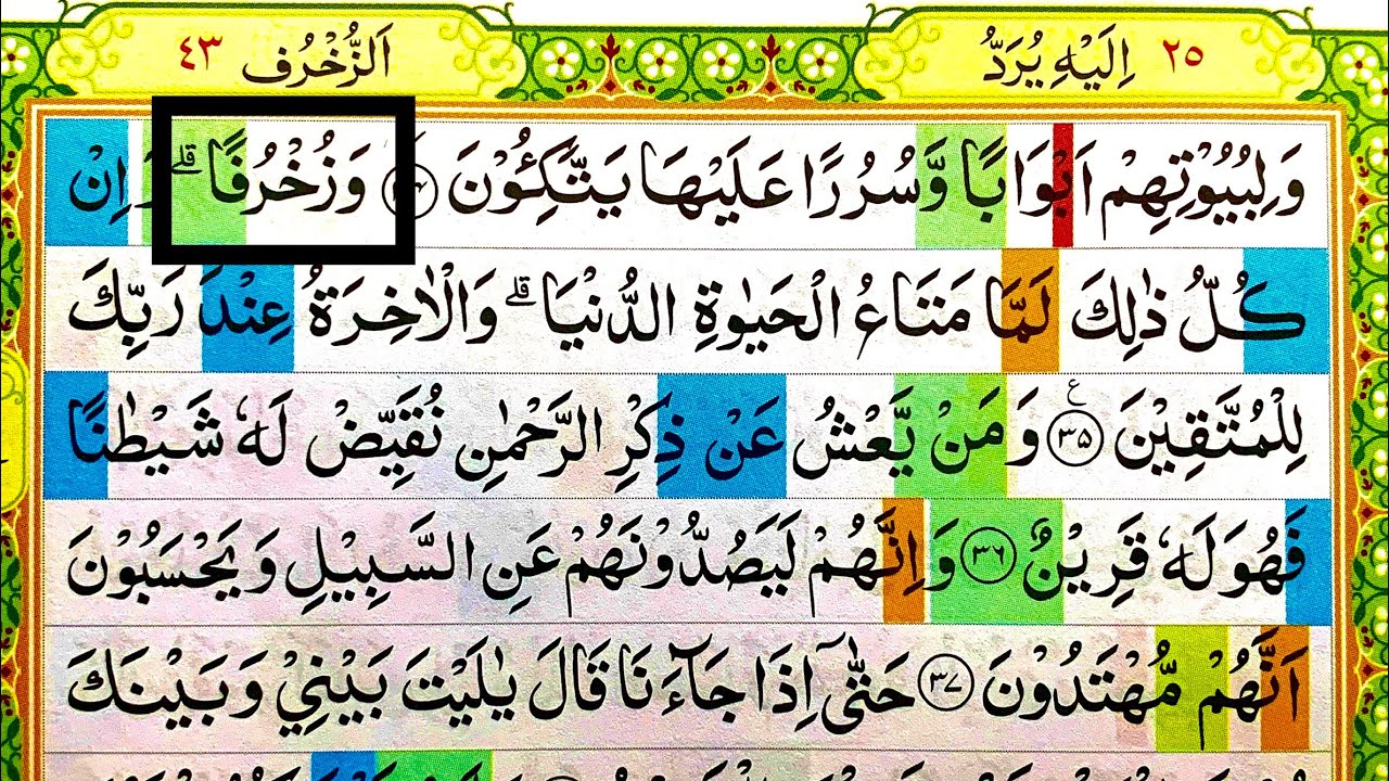 Ngaji Gus Anas baca Surat  [ AZ-ZUHRUF ] @Ngajigusanas