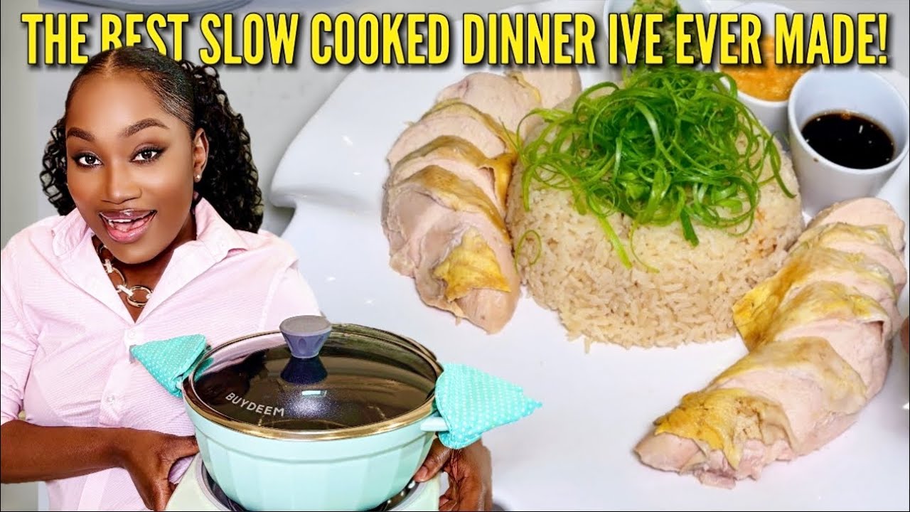 I Cooked Chicken & Rice in a Buydeem Slow Cooker, This happened!