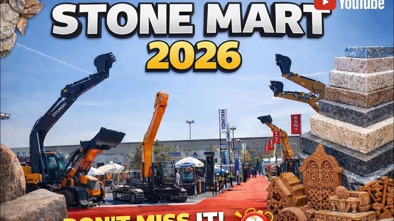 Stone Mart 2026 Jaipur #stone #marble #jcb #jcbvideo #hills #pahadi #jaipur #experience #vlog  
