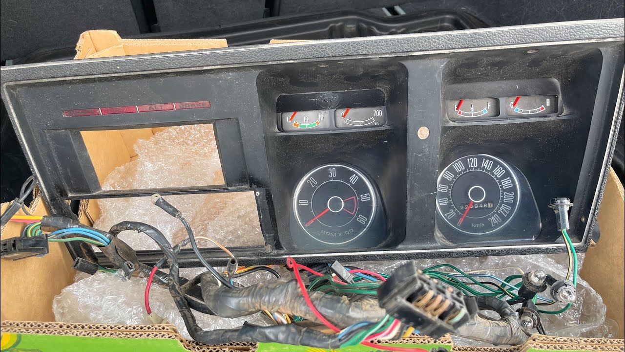 Part 1 XA XB Falcon GS/GT dash cluster loom