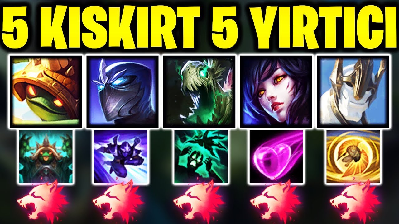 LOL TARİHİNİN EN KANSER EN ÇILDIRTICI TAKIMI!!! 5 KIŞKIRT 5 YIRTICI TAKIM KOMPU!! | Barış Can