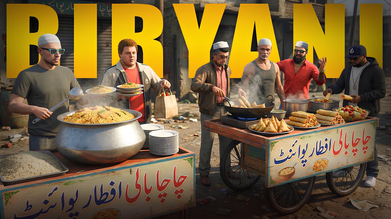 BIRYANI ON STALL | GTA 5 GAMEPLAY