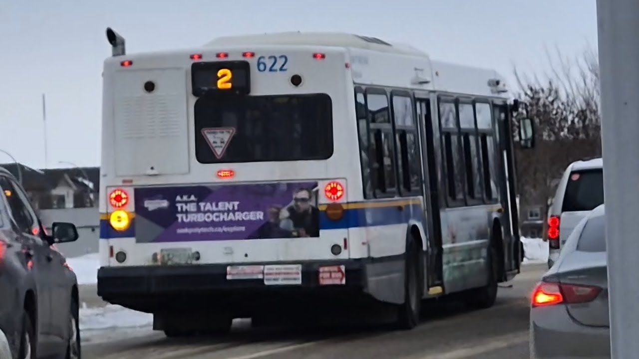 Another Ride onboard Regina Transit 2008 NovaBUS LFS #622
