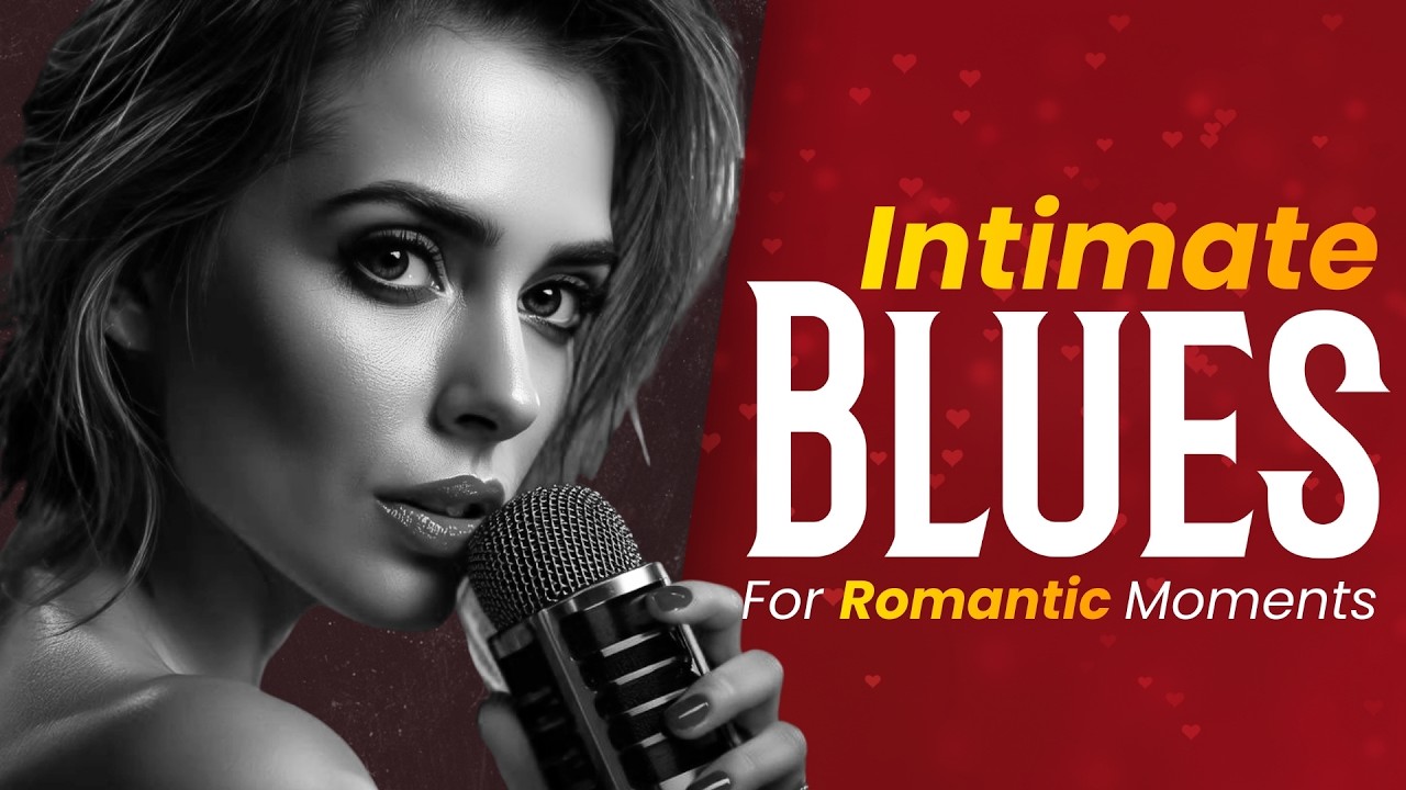 🔴 LIVE Romantic Slow Blues – Guitar Vibes for Lovers’ Bedroom