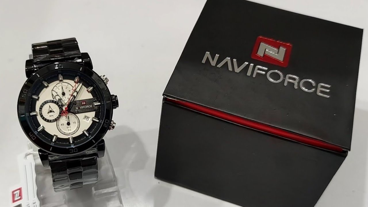 JAM TANGAN NAVI FORCE KITA BONGKAR MESIN APA YANG DI PAKAI
