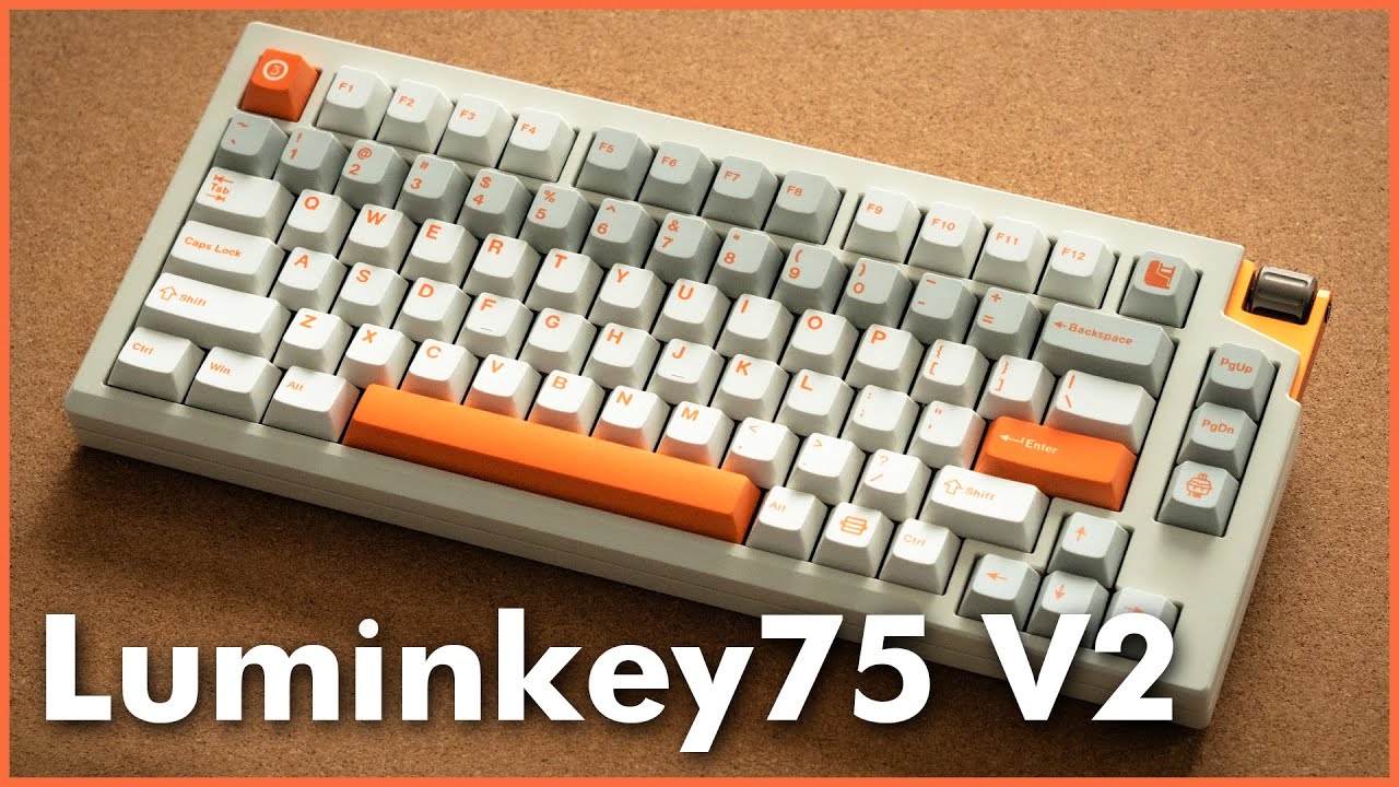 Обзор Luminkey75 V2 | Готовая клавиатура, которая ощущается как что-то особенное? (Тесты звука с ...
