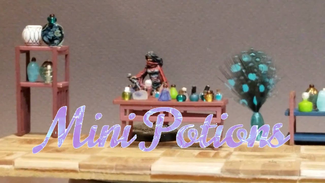 My Absolute Best Attempts At Miniature Potion Bottles