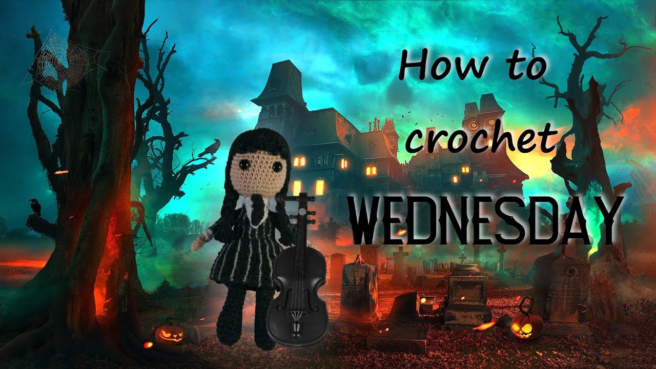 How to Crochet Wednesday Addams