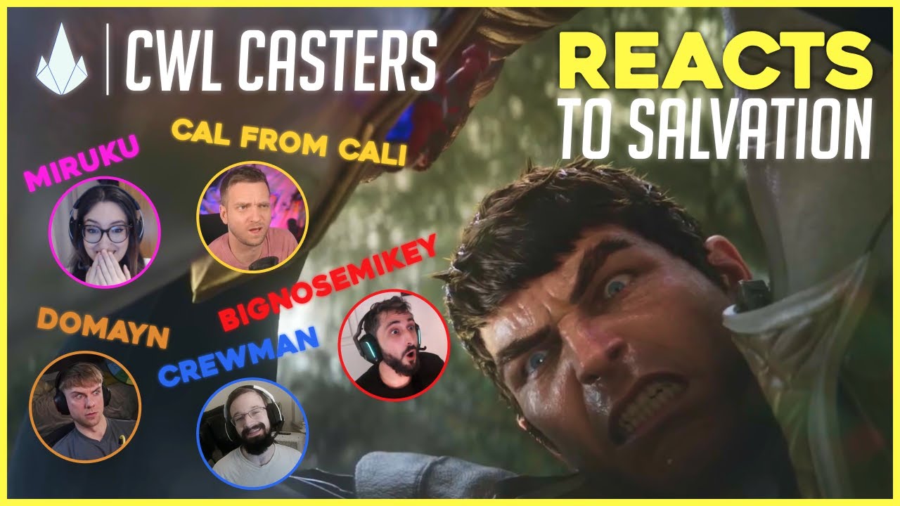 CWL Casters REACTS to Season 16 League of Legends Cinematic Salvation