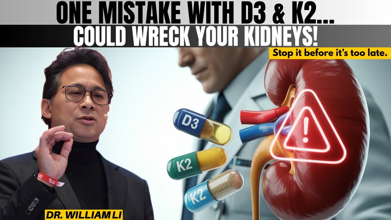 This One Mistake with Vitamin D3, K2 & Magnesium Glycinate Can Damage Your Kidneys | Dr. William Li