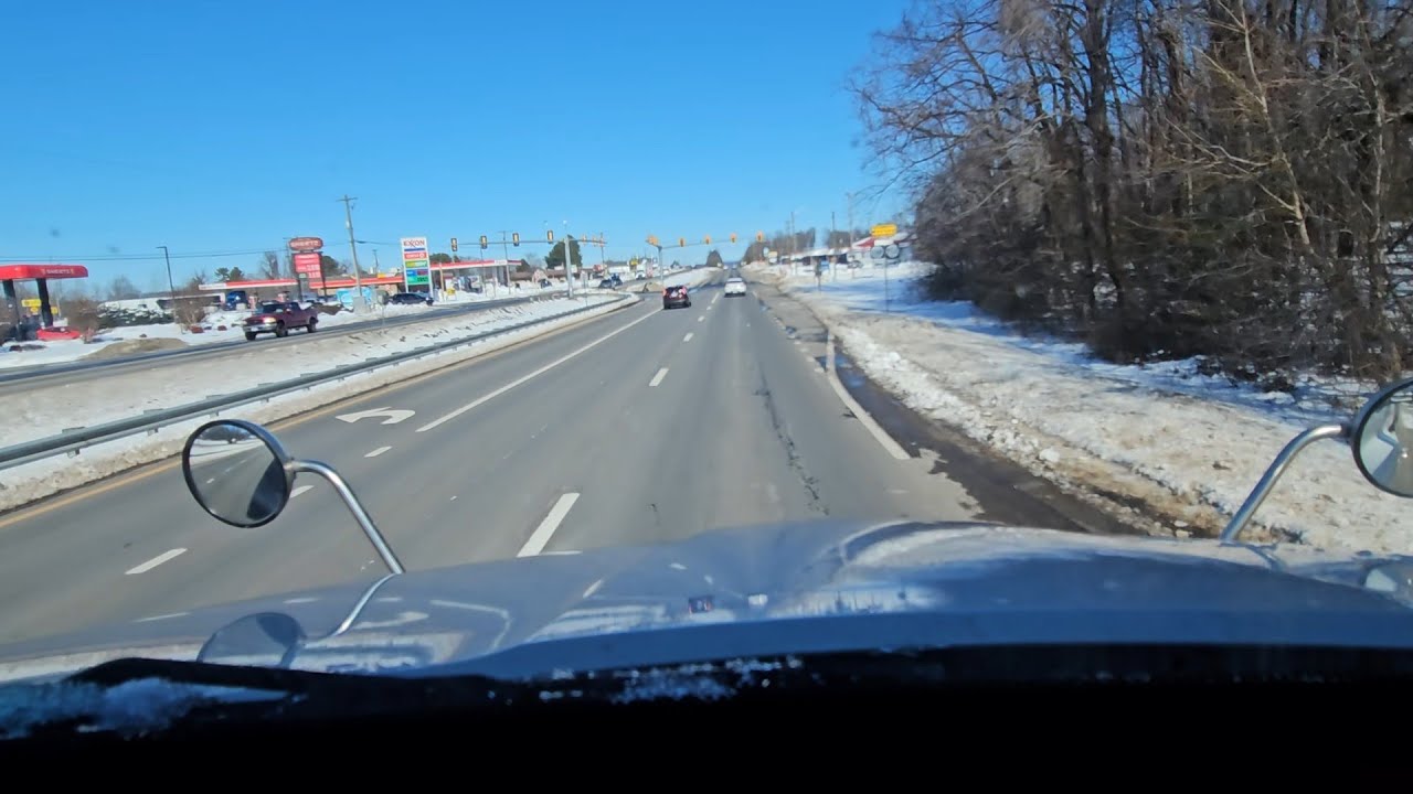 3/17/25, Relaxing 4K Drive | Trucking Through the Carolinas to Virginia