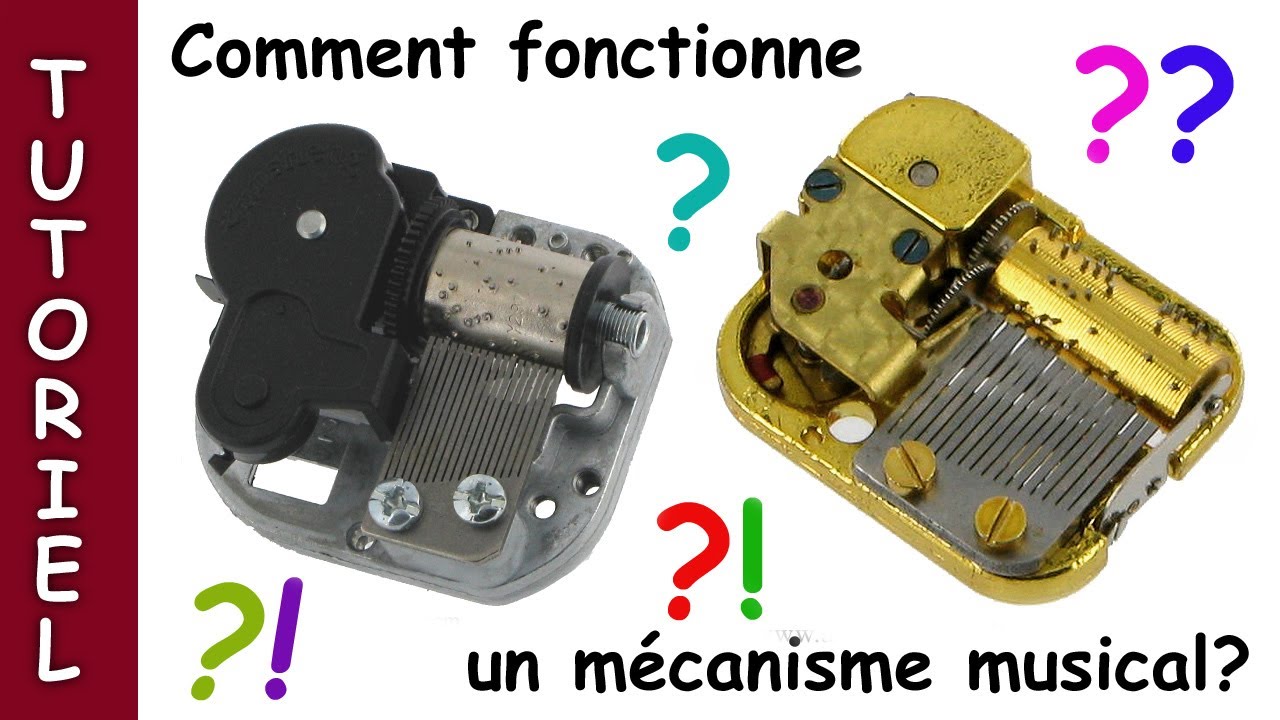 Tuto boîtes à musique: comment fonctionne un mécanisme musical à ressort de boîte à musique?