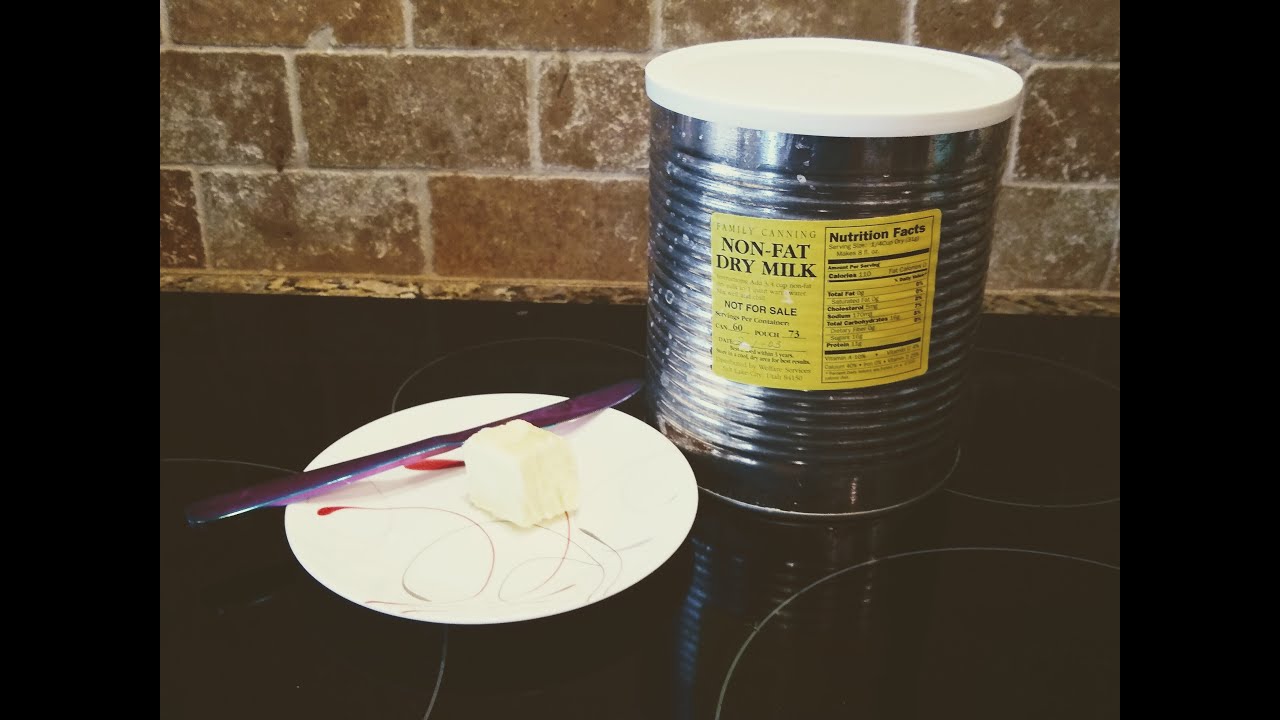 Can You Make Butter From Powdered Milk?