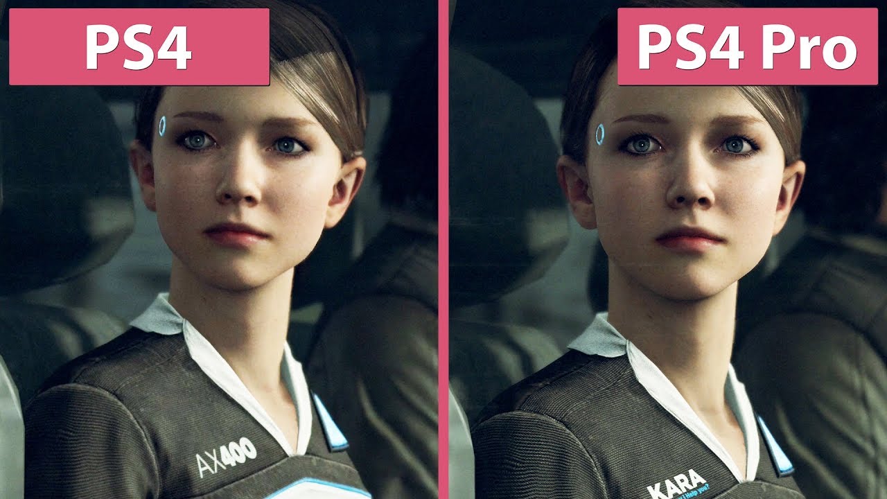[4K] Detroit Become Human &ndash;  PS4 vs. PS4 Pro Graphics Comparison