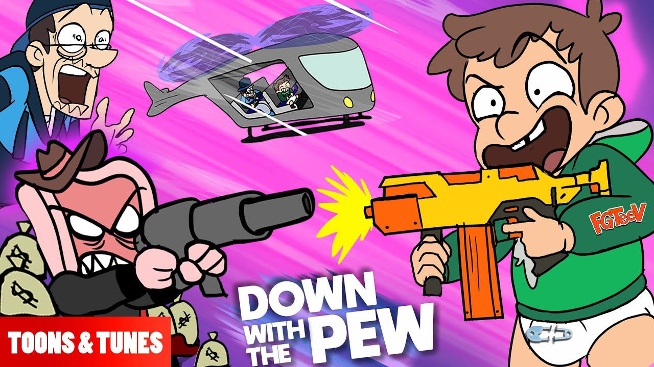 Down with the Pew! 🎵 Animated Music Video based off FGTeeV Book (feat. FUNnel Vision)