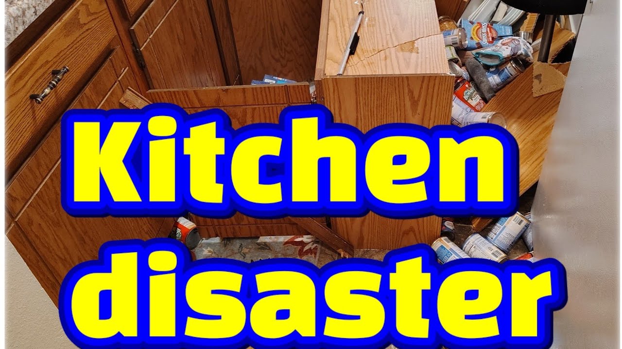 Kitchen cabinet disaster 