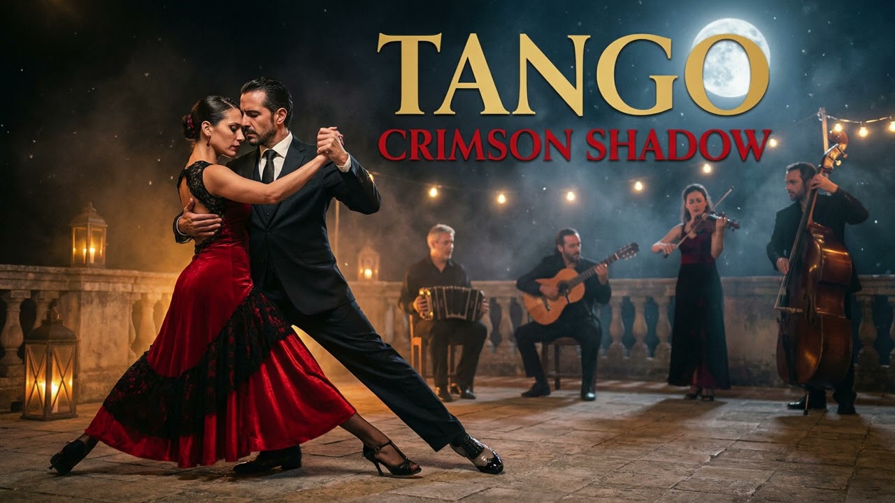 Crimson Shadow — Flamenco x Argentine Tango | Bandoneon & Spanish Guitar | Instrumental