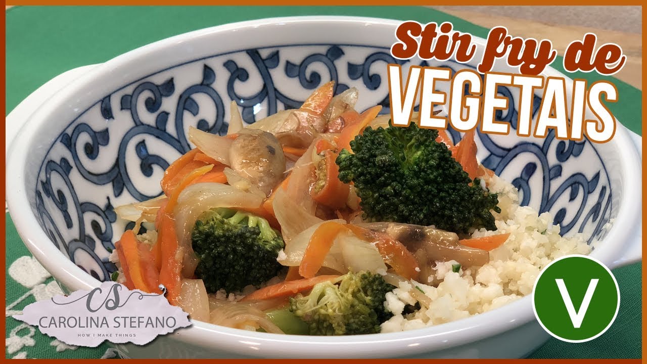 COMO FAZER STIR FRY DE VEGETAIS | PRATO CHINÊS | LOW CARB | FÁCIL