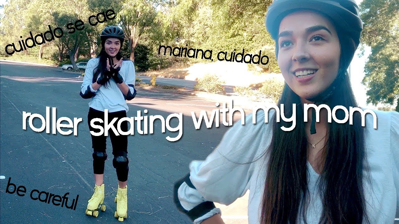 ROLLER SKATING WITH MY COLOMBIAN MOM