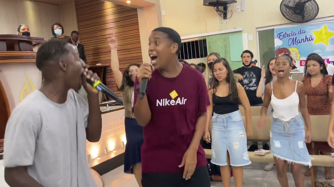 É MUITA GLÓRIA, OLHA ESSES MENINOS ADORANDO 😭🔥 - Miqueias Silva e Kauan Silva