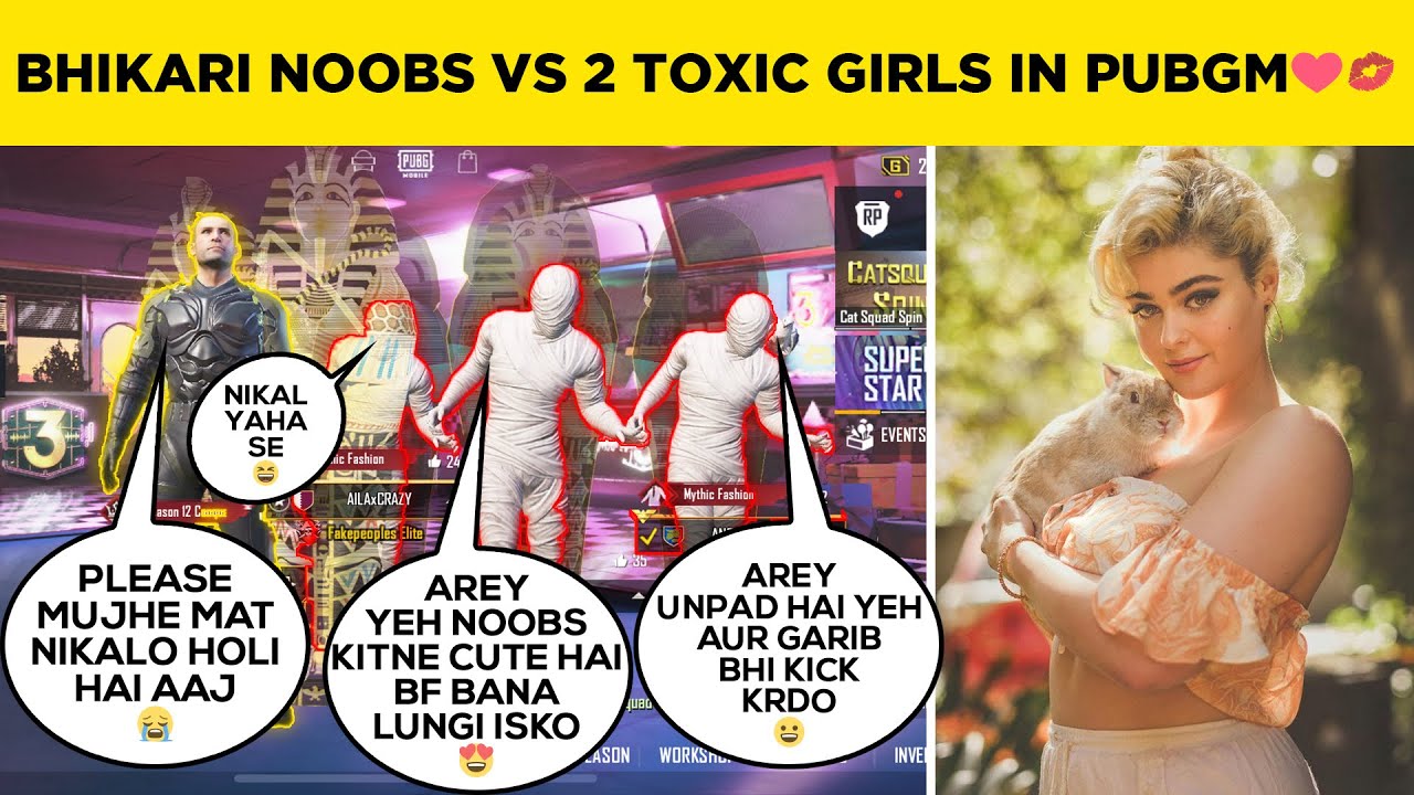 😂 RANDOM TOXIC GIRL CONQUEROR I AM A NOOB PRANK