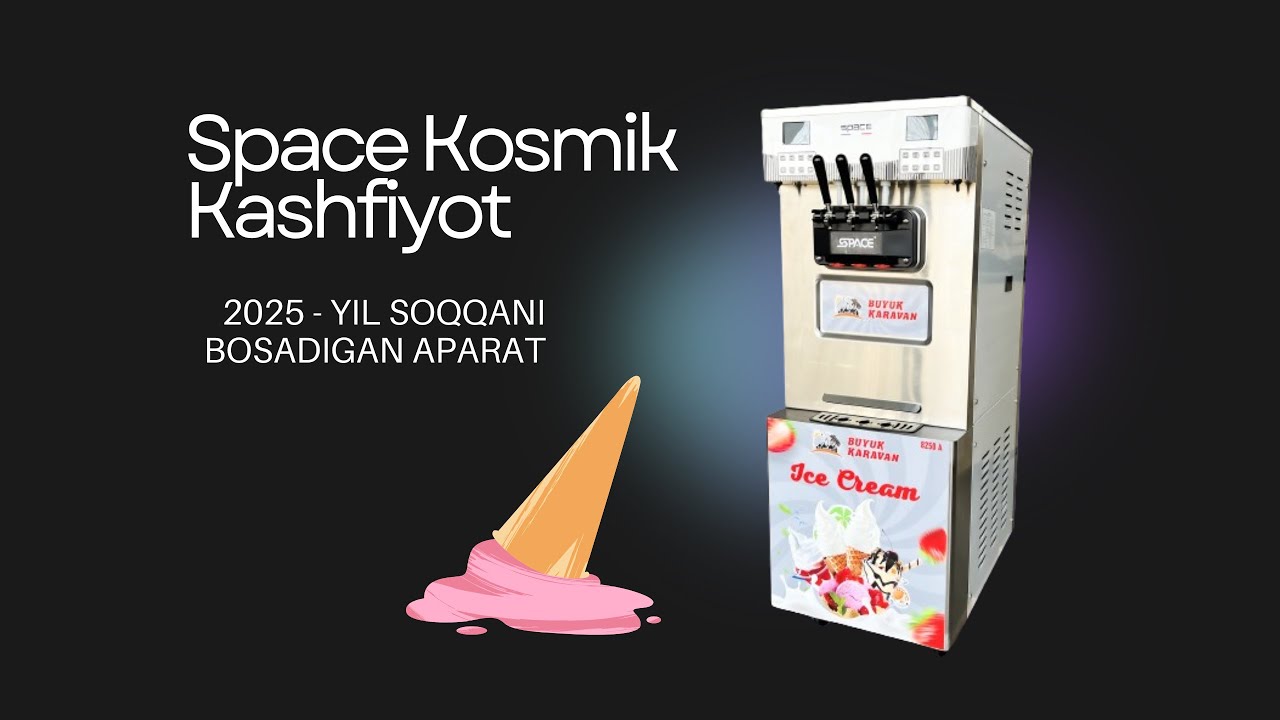 Space Muzqaymoq Aparati Hechqachon Buzulmaydi chunki uni ichida AI Funksya mavjud