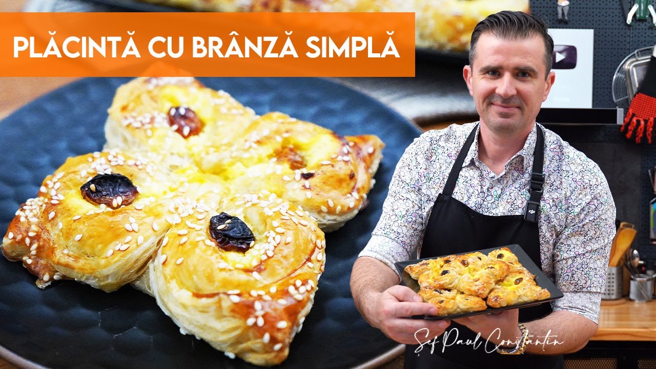 🥧 Cea Mai Ușoară Plăcintă Cu Brânză – 3 Pași Simpli, Rezultat Delicios! 😍 Șef Paul Constantin