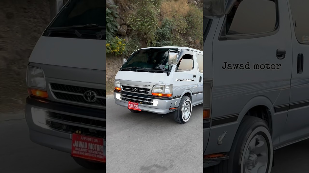 Toyota hiace super GL Pakistan number one 🖤🔝🇵🇰👑 #hiace #jawadmotor #shorts