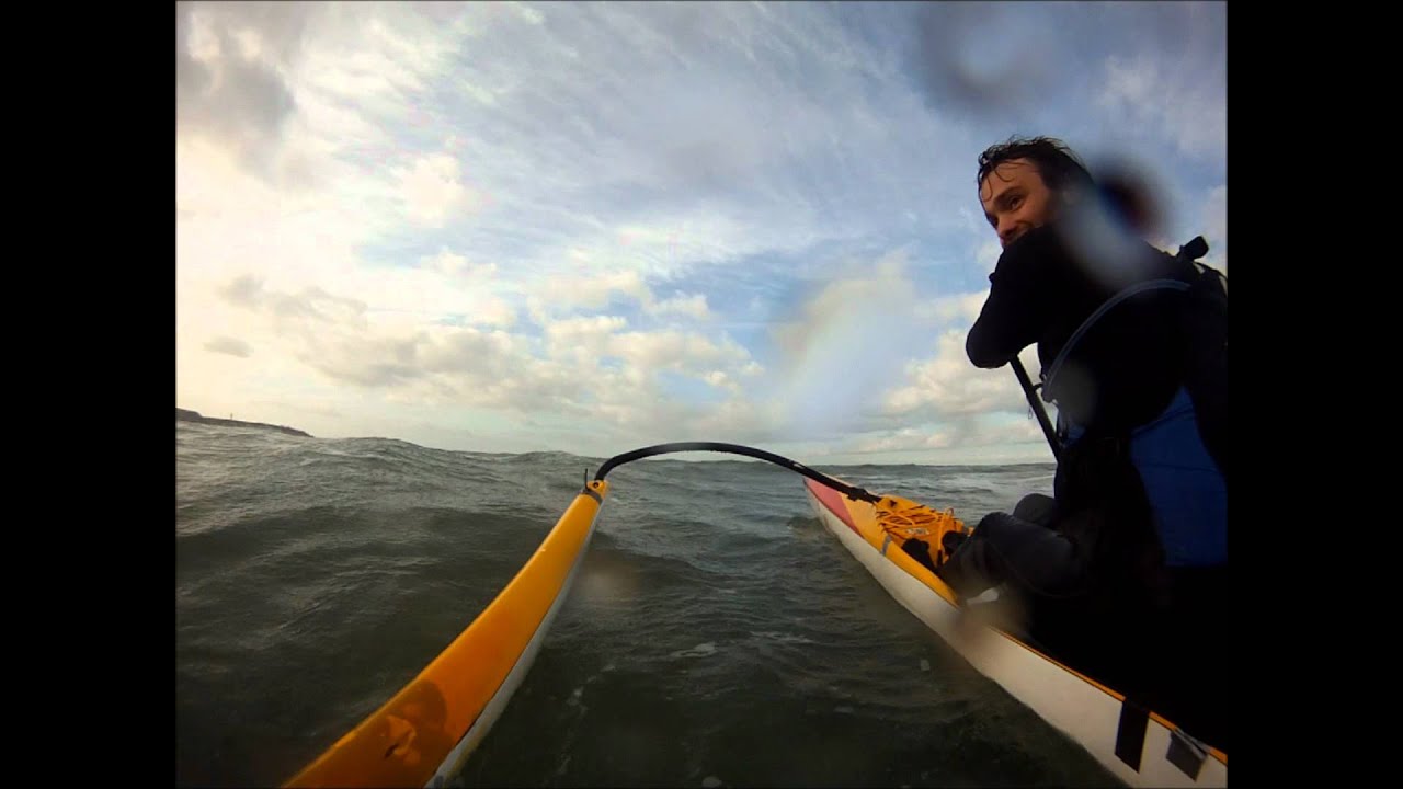 pirogue hawaienne en Côte d'Opale, 25km/h en surf