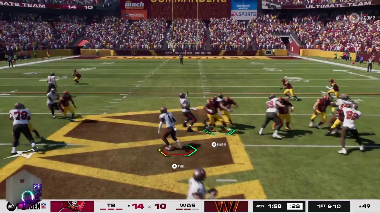 Madden26 Washington_Commanders SundayEveningLights 😆😆🌍 2/22/2026