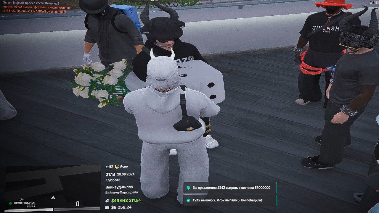 +70.000.000$ за 1 минуту в казино. Majestic rp