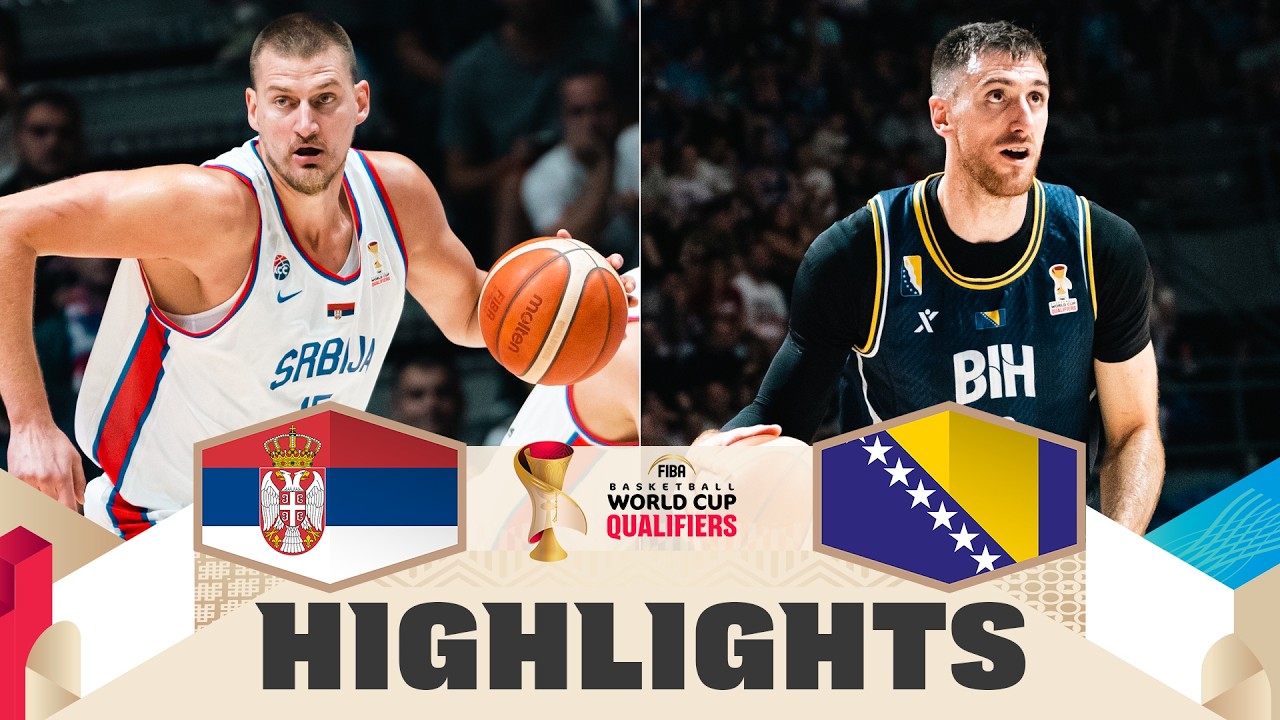 Serbia 🇷🇸 v Bosnia and Herzegovina 🇧🇦 | Highlights | FIBA Basketball World Cup 2027 European Qualif.