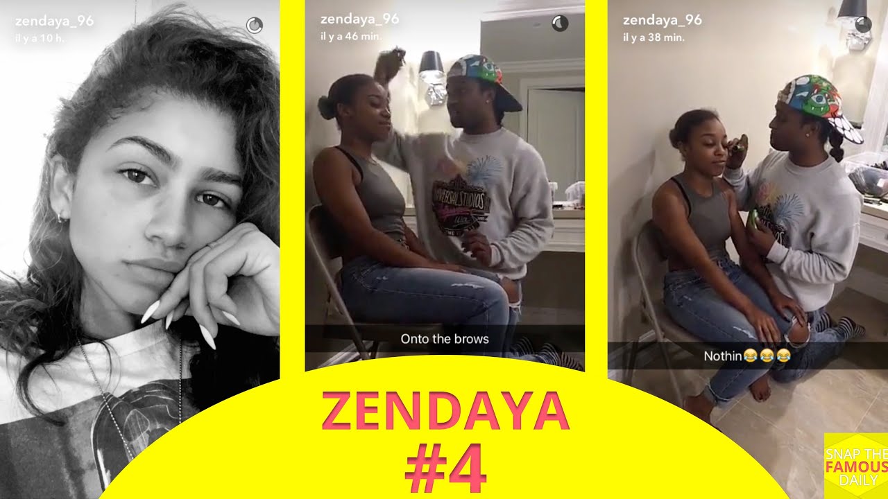 Zendaya and the fake make-up artist - snapchat - september 5 2016