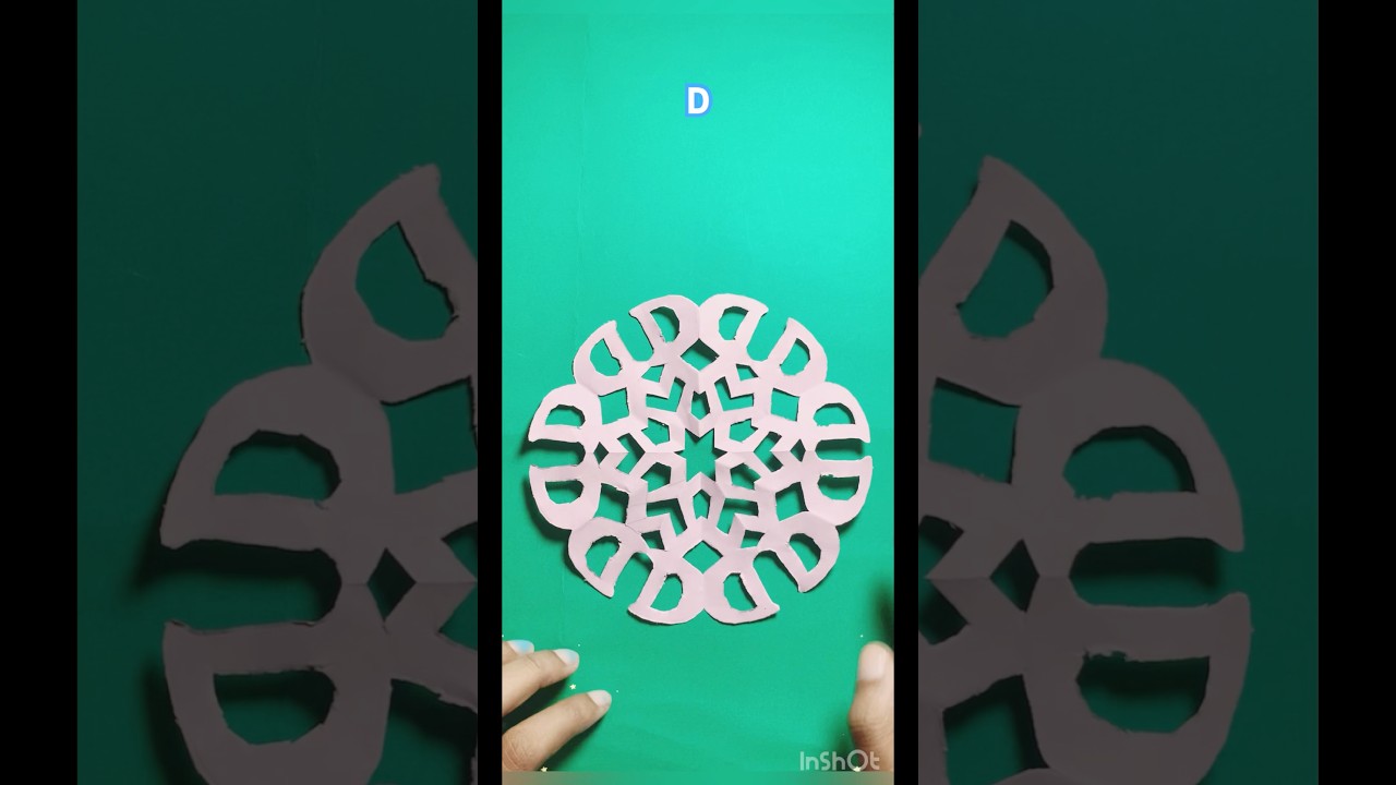 Let&rsquo;s make initial paper cut design #diy #paperart #papercraftdesign #artandcraft #papercraft #art