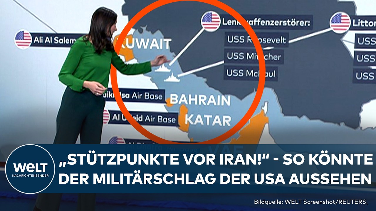 DRUCK AUF IRAN! USA erw&auml;gen Milit&auml;rschlag! So k&ouml;nnte ein Angriff der US-Amerikaner aussehen