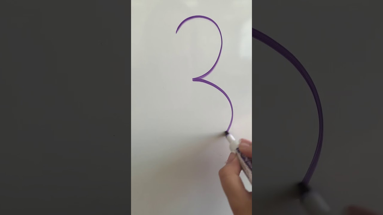 Writing number 3