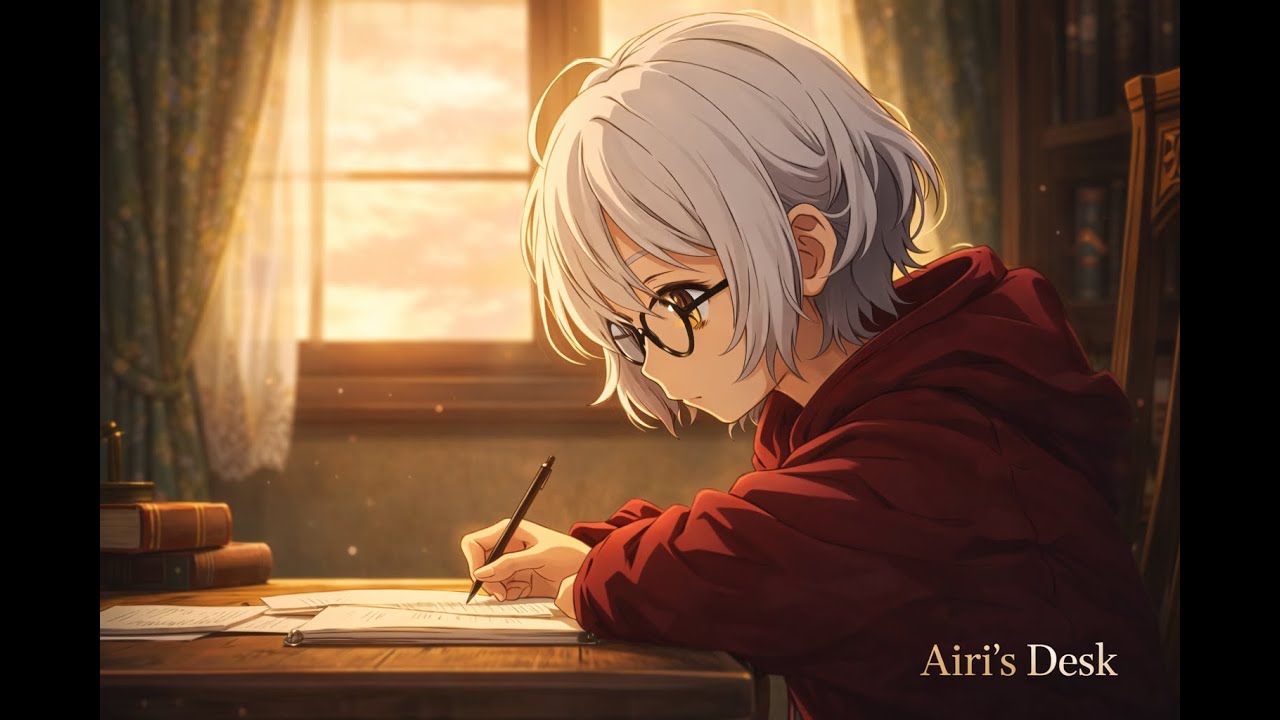 Quiet Writing at Airi’s Desk ✍️ | Cozy Piano & Strings