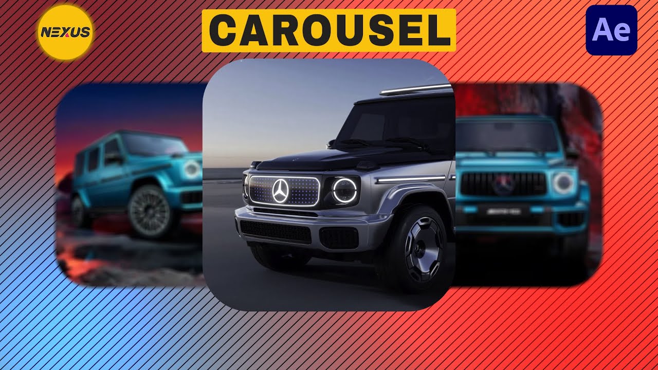 Modern Carousel Animation in After Effects | Clean & Professional UI Motion