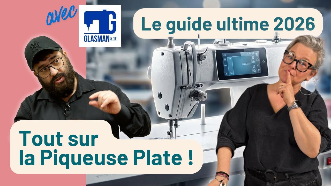 Piqueuse plate : comment choisir sa machine &agrave; coudre industrielle ✂️