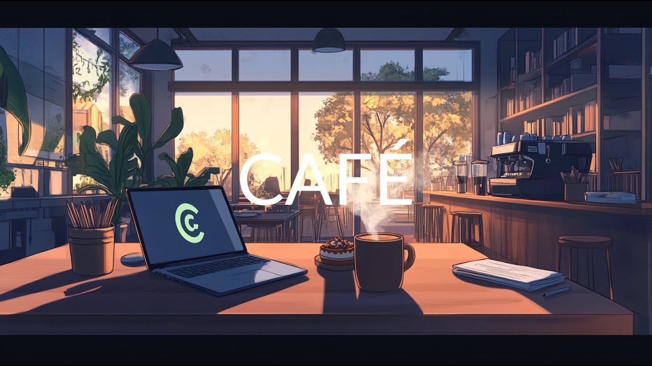 Café Ambience Focus Music ☕ Background Sounds for Work, Study & Reading