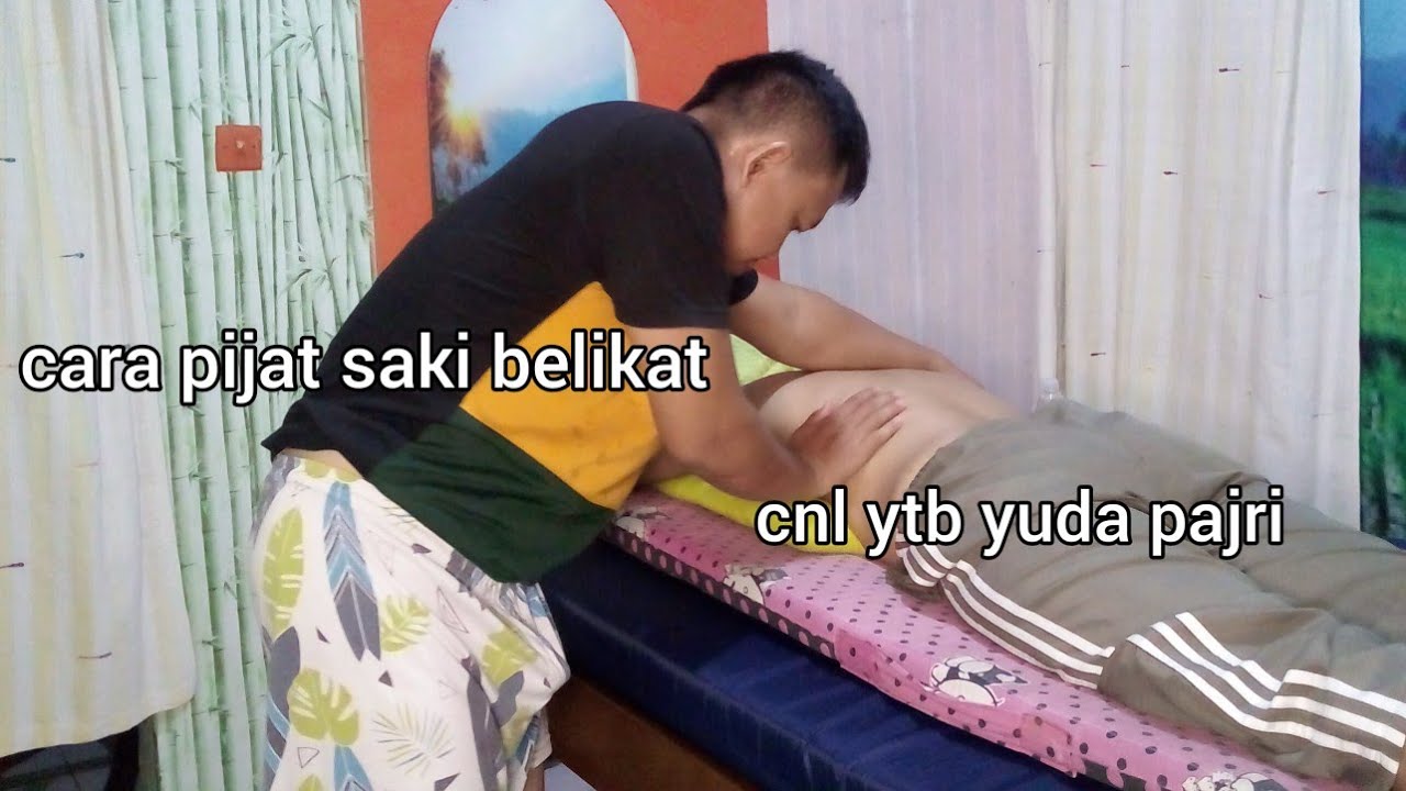 cara pijat punggung yang di pijat nyah sambil main lato lato