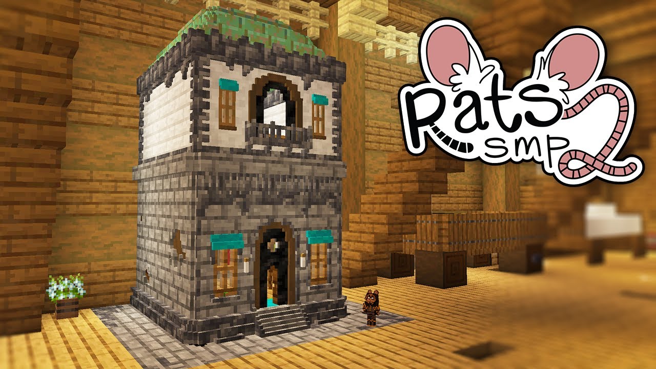 RAT MANOR REVEAL!!! - Rats SMP Season 2 [Day 3]