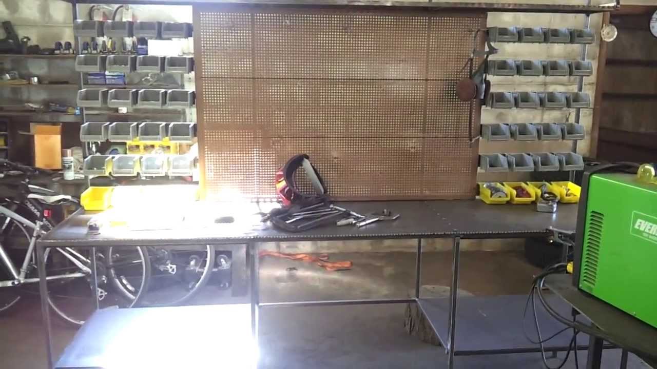 Custom Metal Work Bench/Shop Storage - Part 7