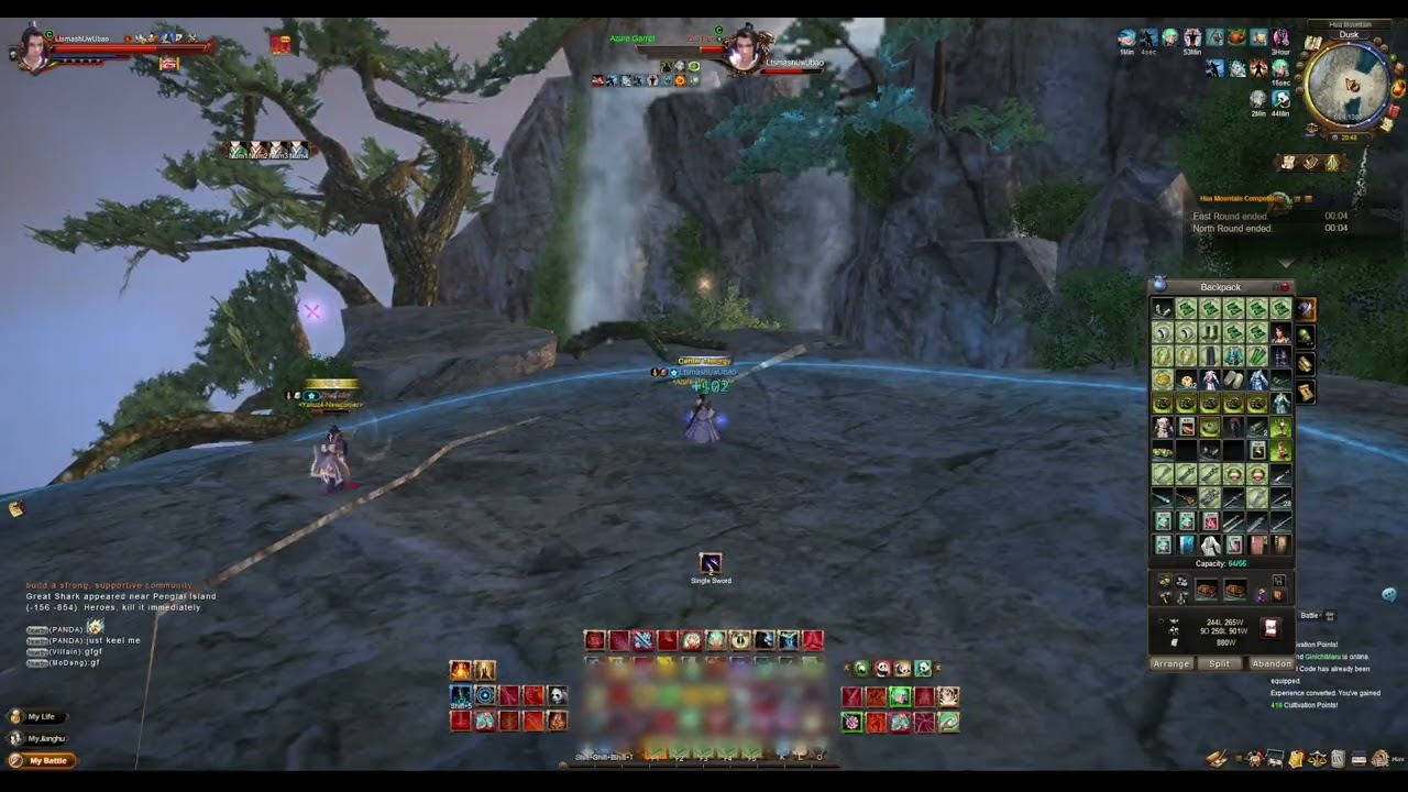 Age of Wushu 九阴真经: Mt hua feb 2026 Kafka does fornite dances